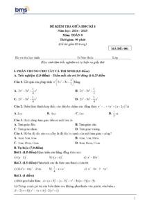 de-kiem-tra-giua-hoc-ky-1-mon-toan-lop-8-nam-hoc-2024-2025-truong-ban-mai-school - Trang 1