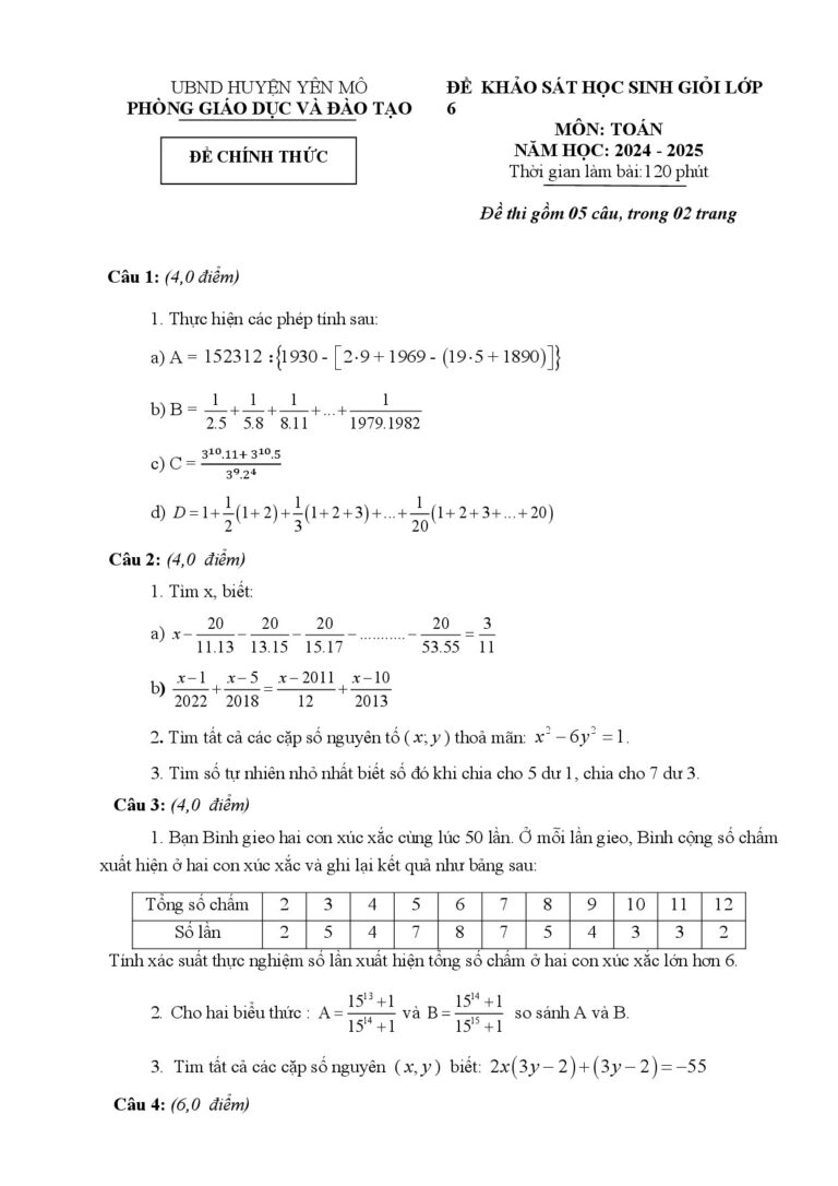 de-khao-sat-hoc-sinh-gioi-toan-lop-6-nam-hoc-2024-2025-huyen-yen-mo - Trang 1