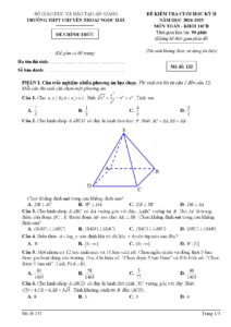 de-kiem-tra-cuoi-hoc-ky-2-mon-toan-khoi-11-co-ban-chuyen-toan-nam-hoc-2024-2025-truong-thpt-chuyen-thoai-ngoc-hau - Trang 1