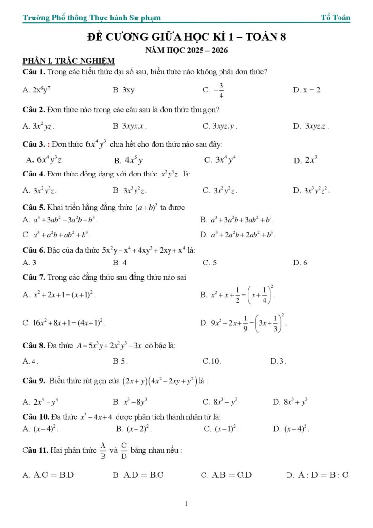 de-cuong-giua-hoc-ky-1-toan-8-nam-2025-2026-truong-pho-thong-thuc-hanh-su-pham - Trang 1