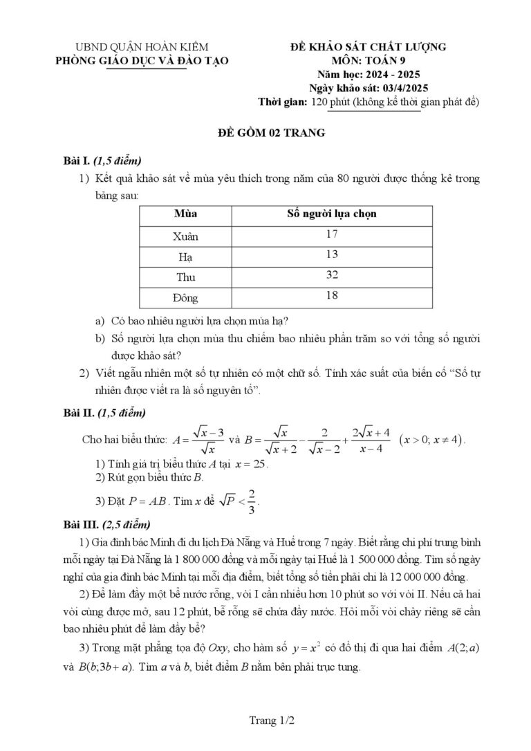 de-khao-sat-chat-luong-mon-toan-lop-9-nam-hoc-2024-2025-phong-giao-duc-quan-hoan-kiem - Trang 1