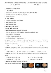 de-cuong-on-tap-cuoi-hoc-ky-1-toan-lop-6-nam-hoc-2025-2026-truong-thcs-nguyen-truong-to - Trang 1