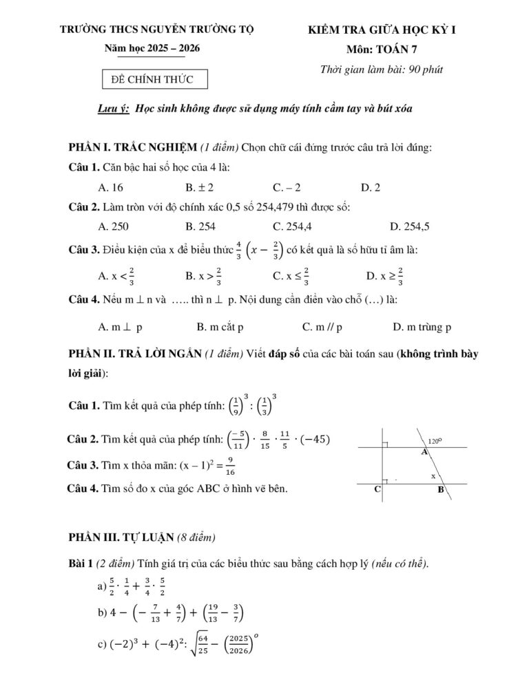 de-kiem-tra-giua-hoc-ky-1-mon-toan-lop-7-nam-hoc-2025-2026-truong-thcs-nguyen-truong-to - Trang 1