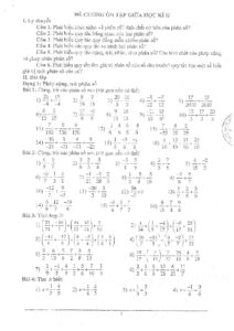 de-cuong-on-tap-giua-hoc-ky-2-mon-toan-lop-6-nam-2024-2025 - Trang 1