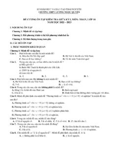 de-cuong-on-tap-giua-hoc-ky-1-mon-toan-lop-10-nam-hoc-2022-2023-truong-thpt-luong-ngoc-quyen - Trang 1