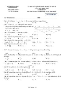 de-thi-thu-tot-nghiep-thpt-mon-toan-nam-hoc-2023-2024-lan-2-so-giao-duc-va-dao-tao-son-la - Trang 1