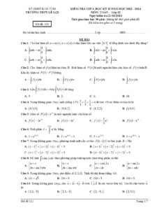 de-kiem-tra-giua-hoc-ky-2-toan-lop-12-nam-hoc-2023-2024-truong-thpt-le-loi - Trang 1