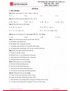 de-cuong-on-tap-kiem-tra-giua-ky-1-mon-toan-lop-8-nam-hoc-2025-2026 - Trang 1