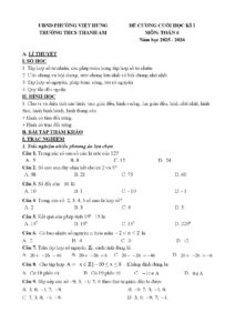 de-cuong-cuoi-hoc-ky-i-mon-toan-6-nam-hoc-2025-2026-truong-thcs-thanh-am - Trang 1