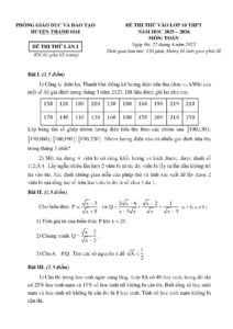 de-thi-thu-mon-toan-vao-lop-10-thpt-nam-hoc-2025-2026-lan-2-huyen-thanh-oai - Trang 1