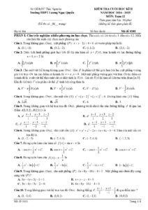 de-thi-cuoi-hoc-ky-2-toan-12-nam-hoc-2024-2025-thpt-luong-ngoc-quyen - Trang 1