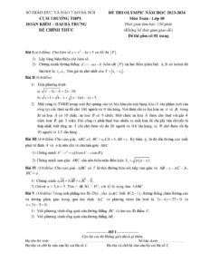 de-thi-olympic-toan-lop-10-nam-2023-2024-cum-truong-thpt-hoan-kiem-hai-ba-trung - Trang 1