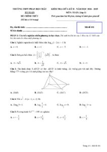 de-kiem-tra-giua-ky-ii-toan-lop-11-nam-2024-2025-truong-thpt-phan-boi-chau - Trang 1