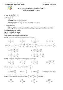 de-cuong-on-tap-kiem-tra-giua-ky-i-mon-toan-lop-7-nam-hoc-2025-2026-truong-thcs-thanh-cong - Trang 1