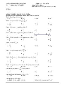 de-kiem-tra-hoc-ky-2-toan-lop-6-truong-thcs-vo-truong-toan - Trang 1
