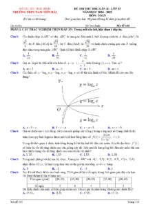 de-thi-thu-hoc-sinh-gioi-toan-12-nam-hoc-2024-2025-truong-thpt-nam-tien-hai - Trang 1