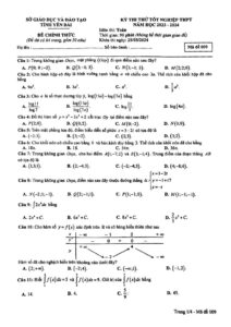 de-thi-thu-tot-nghiep-thpt-2024-mon-toan-so-giao-duc-va-dao-tao-tinh-yen-bai - Trang 1