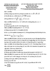 de-thi-tuyen-sinh-lop-10-toan-nam-hoc-2025-2026-truong-dai-hoc-khoa-hoc - Trang 1