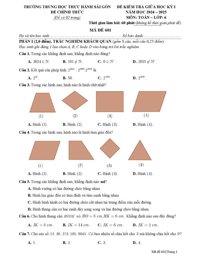 de-kiem-tra-giua-hoc-ky-1-toan-lop-6-nam-2024-2025-truong-trung-hoc-thuc-hanh-sai-gon - Trang 1