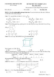 de-thi-thu-tot-nghiep-toan-12-nam-2024-cum-truong-thpt-hung-yen - Trang 1