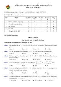 de-on-tap-thi-hoc-ky-2-toan-lop-10-nam-hoc-2024-2025 - Trang 1