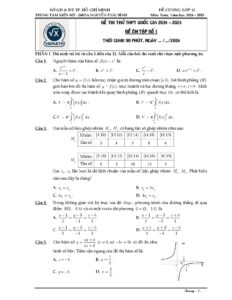 de-cuong-on-tap-toan-lop-12-nam-hoc-2024-2025 - Trang 1