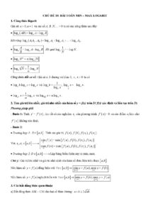 chuyen-de-bai-toan-min-max-mu-va-logarit-lop-12 - Trang 1
