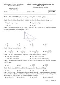 de-thi-cuoi-hoc-ky-2-toan-lop-12-nam-hoc-2023-2024-truong-thpt-dam-doi-ma-de-001 - Trang 1