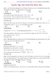 tuyen-tap-171-bai-toan-xac-suat-co-dap-an-va-loi-giai-chi-tiet-toan-11 - Trang 1