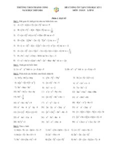 de-cuong-on-tap-cuoi-hoc-ky-1-mon-toan-lop-8-nam-hoc-2025-2026-truong-thcs-thanh-cong - Trang 1