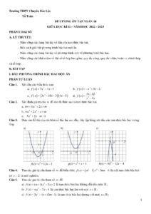 de-cuong-on-tap-giua-hoc-ky-2-toan-10-truong-thpt-chuyen-bao-loc-nam-hoc-2022-2023 - Trang 1