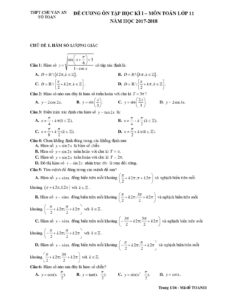 de-cuong-on-tap-hoc-ky-1-mon-toan-lop-11-nam-hoc-2017-2018-truong-thpt-chu-van-an - Trang 1