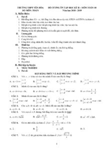 de-cuong-on-tap-hoc-ky-2-mon-toan-lop-10-nam-hoc-2018-2019-truong-thpt-yen-hoa - Trang 1