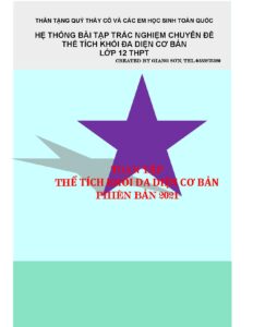 tuyen-tap-bai-tap-trac-nghiem-phan-the-tich-khoi-da-dien-co-ban-lop-12 - Trang 1