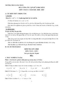 de-cuong-on-tap-giua-hoc-ky-2-mon-toan-lop-9-nam-hoc-2024-2025-truong-thcs-long-toan - Trang 1