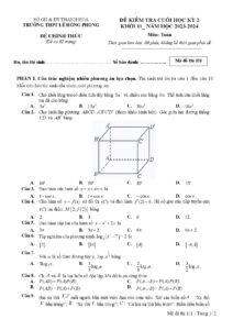 de-kiem-tra-cuoi-hoc-ky-2-toan-lop-11-nam-hoc-2023-2024-truong-thpt-le-hong-phong - Trang 1