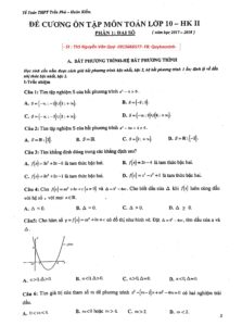 de-cuong-on-tap-toan-10-hoc-ky-2-truong-thpt-tran-phu-nam-hoc-2017-2018 - Trang 1
