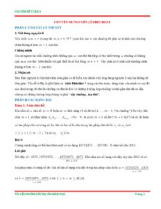 chuyen-de-nguyen-ly-dirichlet-toan-lop-6-on-thi-hoc-sinh-gioi - Trang 1