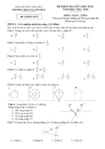 de-kiem-tra-giua-hoc-ky-2-toan-lop-6-nam-2024-2025-truong-thcs-nguyen-hue - Trang 1
