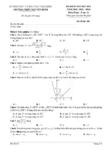 de-khao-sat-cuoi-hoc-ky-1-toan-lop-11-nam-2023-2024-truong-thpt-nguyen-binh-nam-dinh - Trang 1