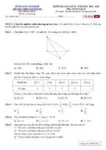 de-kiem-tra-giua-ky-ii-toan-11-nam-hoc-2024-2025-truong-thpt-nguyen-du - Trang 1