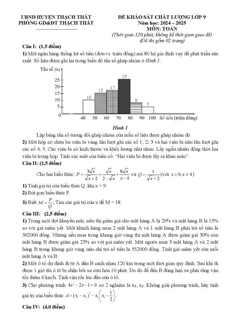 de-khao-sat-chat-luong-mon-toan-lop-9-nam-hoc-2024-2025-phong-giao-duc-va-dao-tao-thach-that - Trang 1