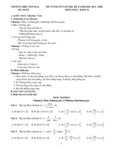 de-cuong-on-tap-toan-lop-11-hoc-ky-1-nam-2019-2020-truong-thpt-yen-hoa - Trang 1