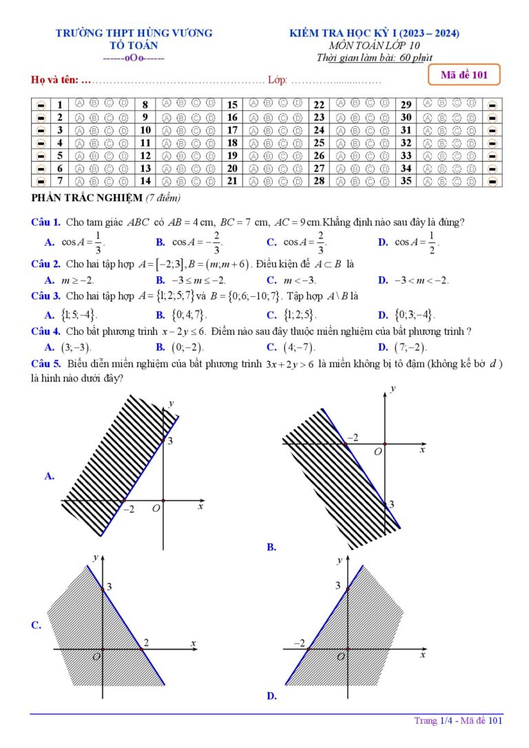 de-kiem-tra-hoc-ky-1-mon-toan-lop-10-nam-hoc-2023-2024-truong-thpt-hung-vuong-binh-thuan - Trang 1