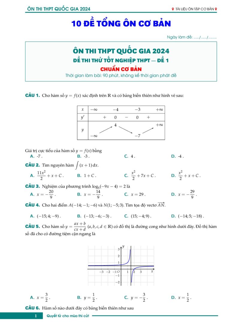tuyen-tap-10-de-tong-on-co-ban-mon-toan-thi-tot-nghiep-trung-hoc-pho-thong-nam-2024 - Trang 1