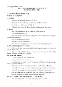 de-cuong-on-tap-toan-lop-7-hoc-ky-i-nam-hoc-2025-2026-truong-thcs-long-toan - Trang 1