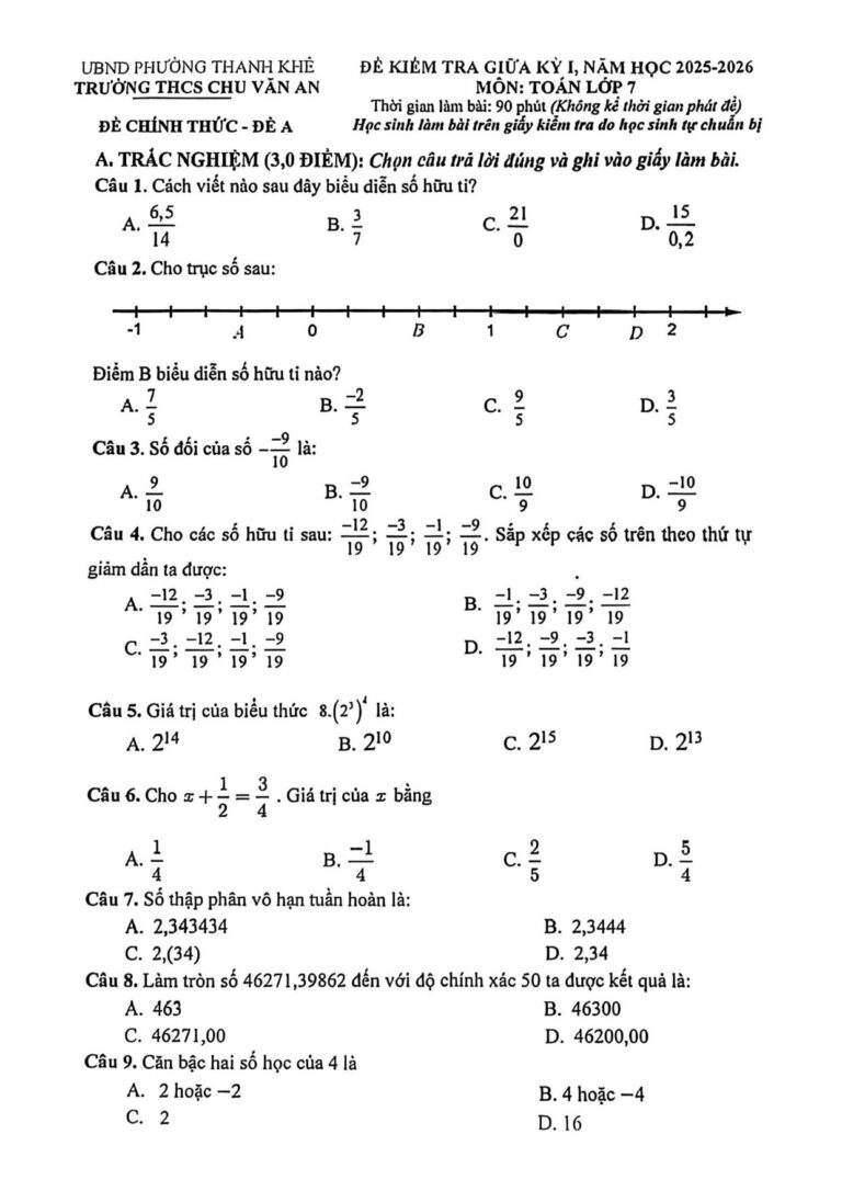 de-kiem-tra-hoc-ky-1-toan-lop-7-nam-2025-2026-truong-thcs-chu-van-an - Trang 1