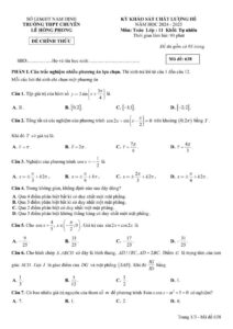 de-thi-khao-sat-chat-luong-he-mon-toan-lop-11-nam-hoc-2024-2025-truong-thpt-chuyen-le-hong-phong-nam-dinh - Trang 1