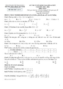 de-thi-thu-mon-toan-tuyen-sinh-lop-10-nam-2025-2026-truong-thcs-tran-mai-ninh - Trang 1