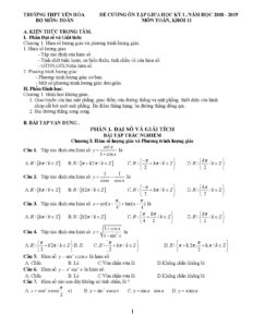 de-cuong-on-tap-giua-hoc-ky-1-toan-11-truong-thpt-yen-hoa-nam-2018-2019 - Trang 1
